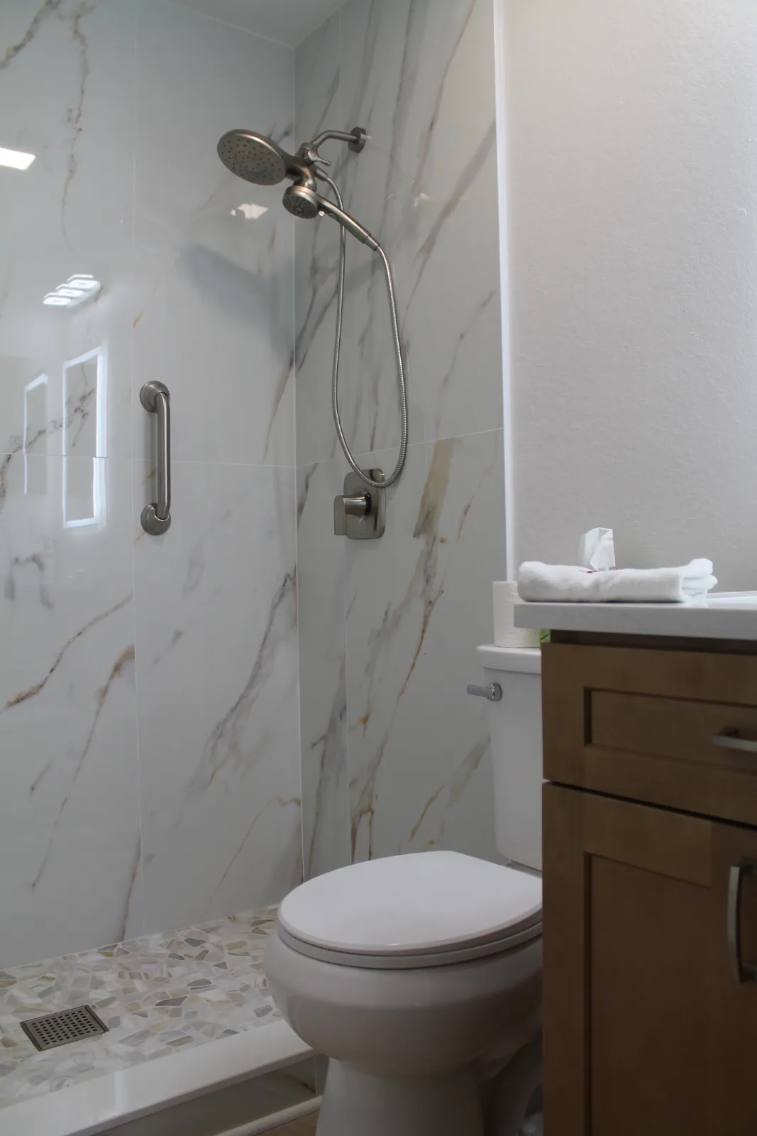 Coastal-modern luxury bathroom in Bonita Springs