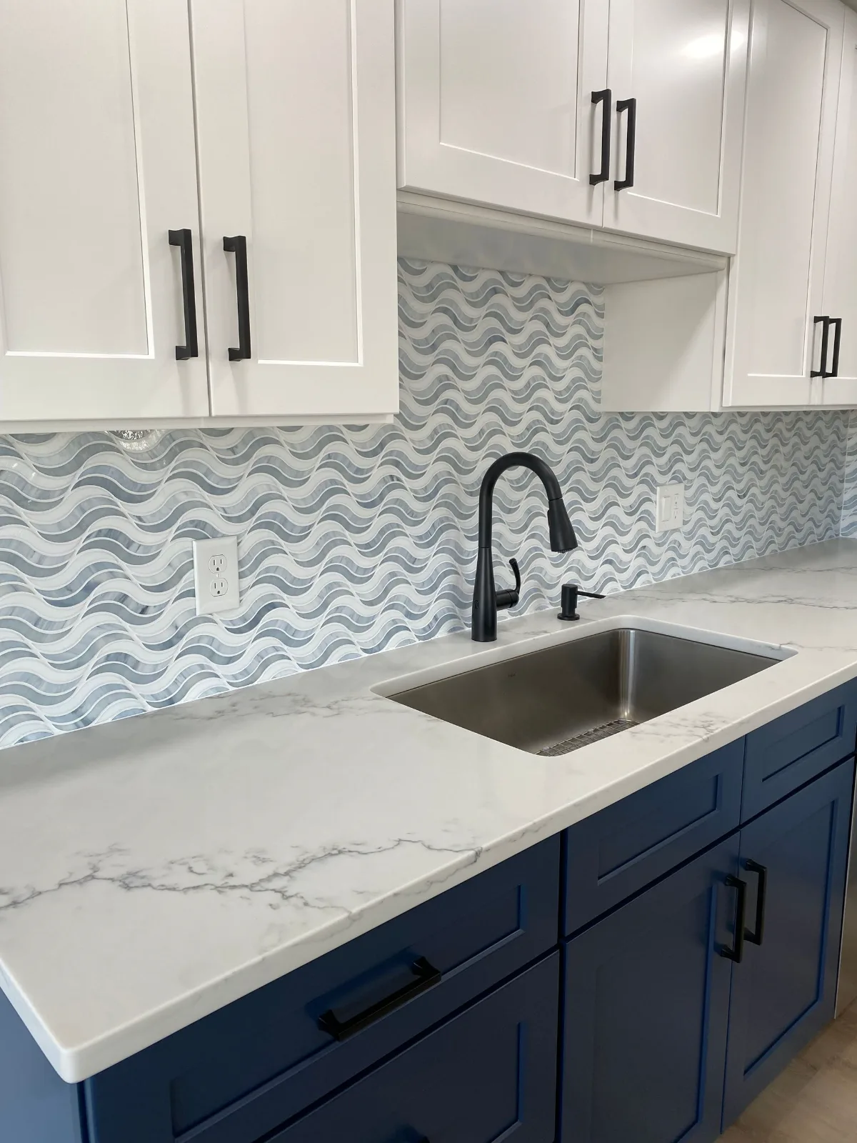Remodeled kitchen in a Naples condo